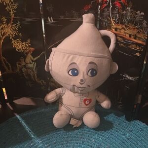 Gray Stuffed Tin Man Toy